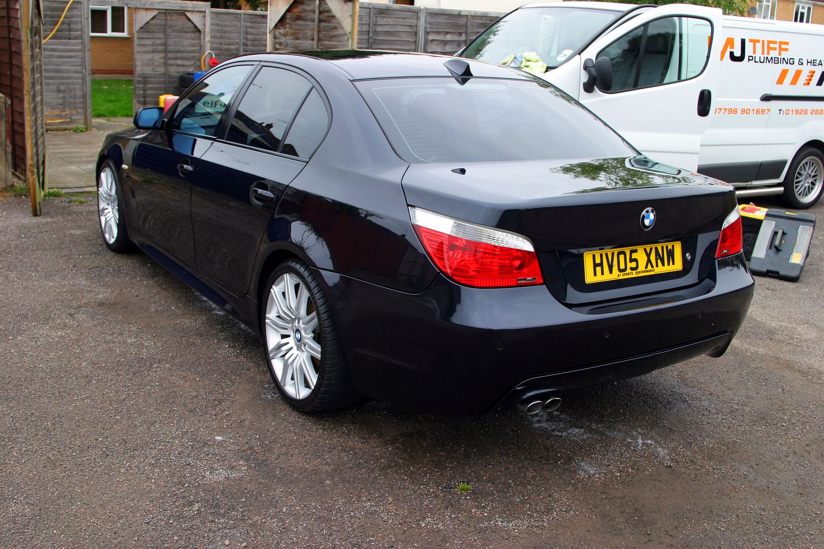 My Old E60 Bmw 530d M Sport In Carbon Blacklittle Detail Detailing